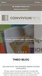 Mobile Screenshot of conviviumpress.com